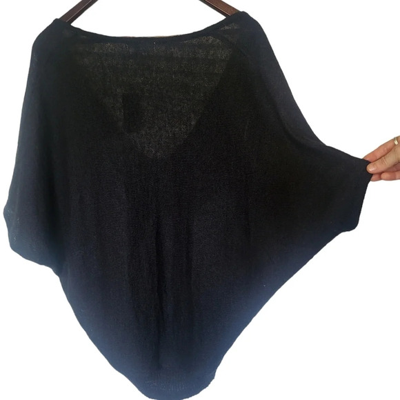 Kenzie Mohair Wool Batwing Sweater Top Womens Large Dark Academia Fall - Picture 4 of 10